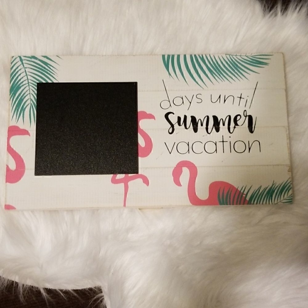 The Spring Shop Wood Table Chalkboard Decor